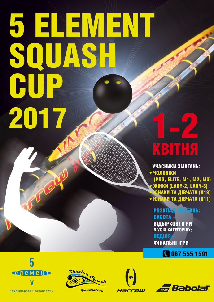 5 Element Squash Cup 2017