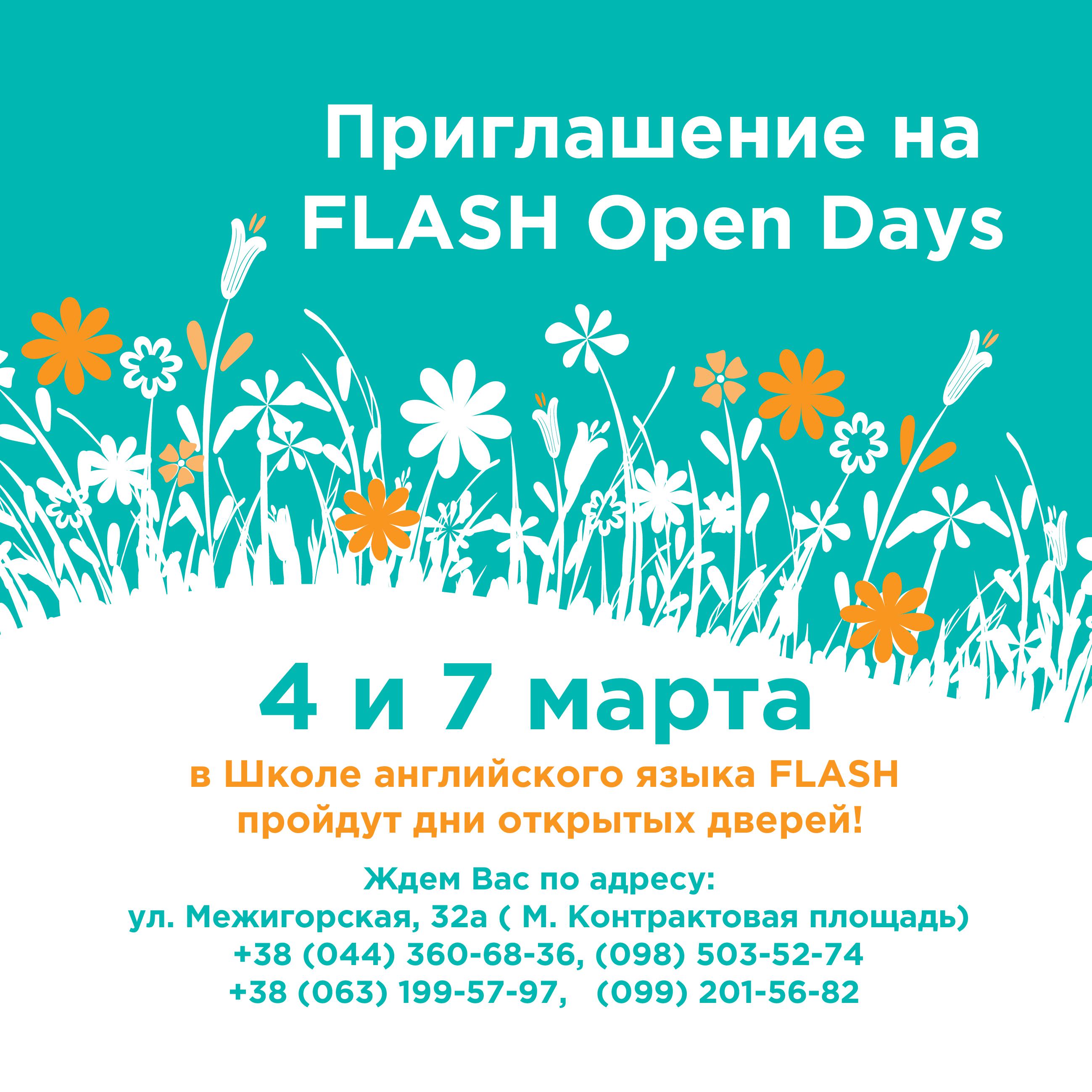 День открытых дверей в школе Flash