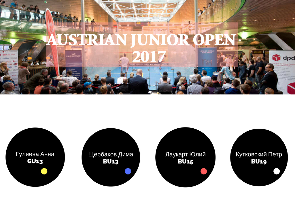 4-ка юниоров на турнире Austrian Junior Open 2017